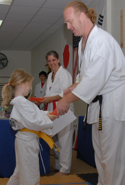 Got that orange belt!